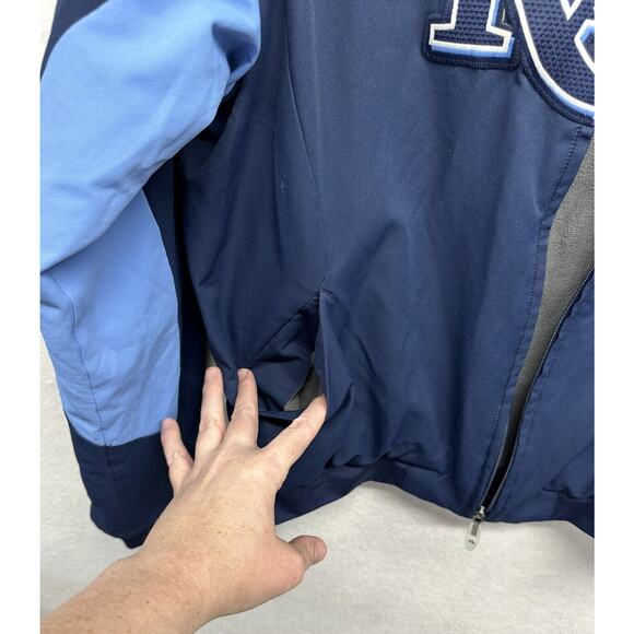 MLB Authentic Majestic Tampa Bay Jacket‎ Size Small Full Zip Therma Base Lined - Picture 12 of 14
